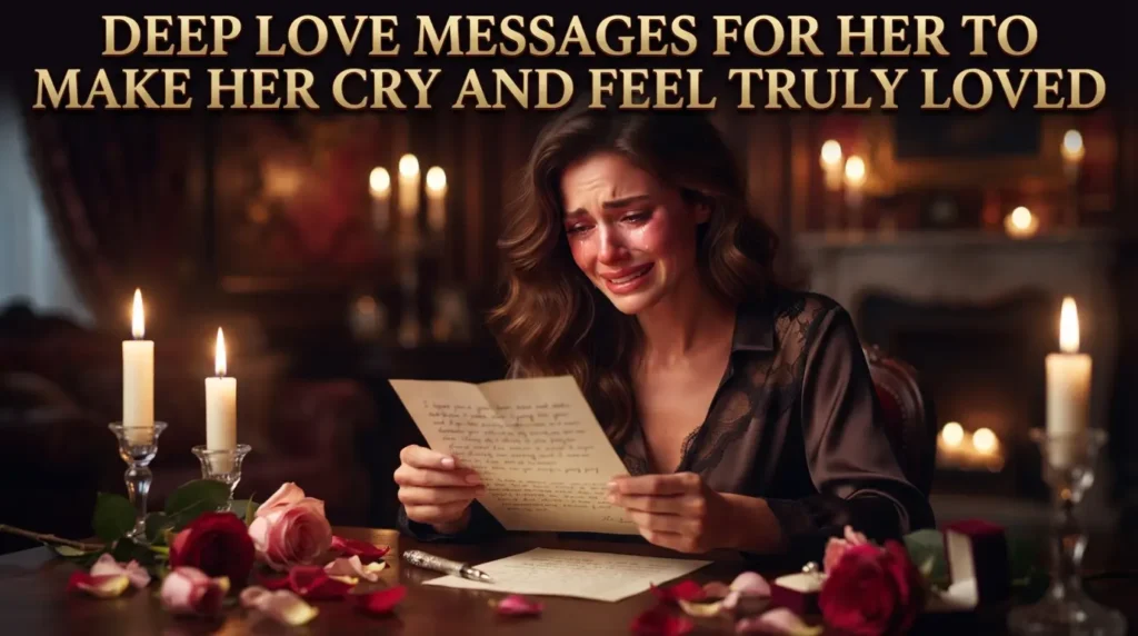 Deep Love Messages for Her to Make Her Cry and Feel Truly Loved