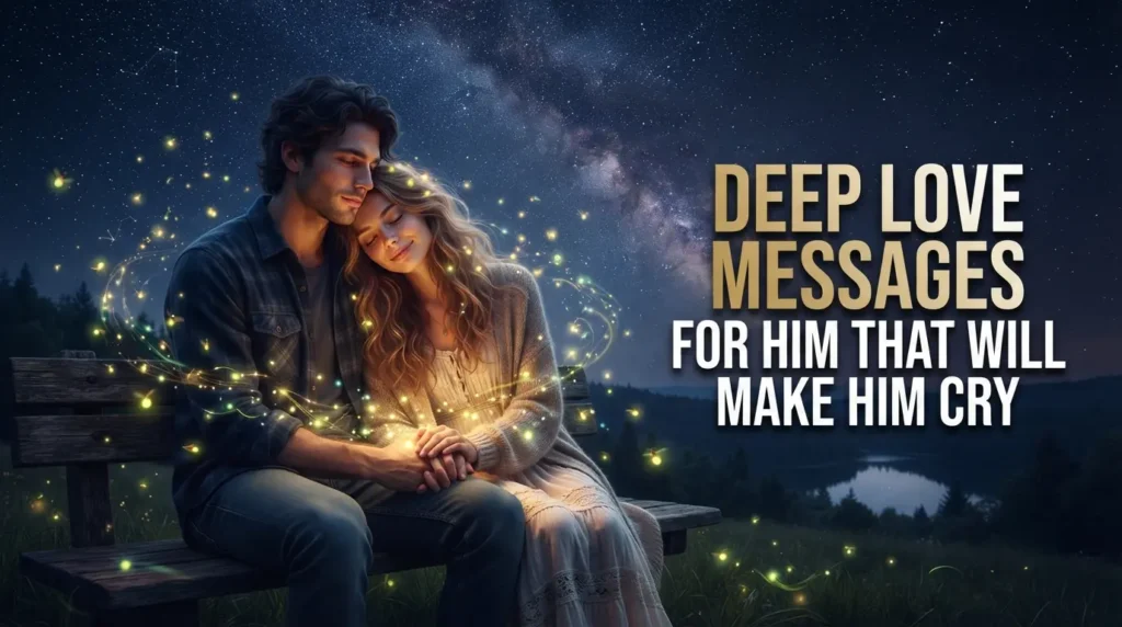 Deep Love Messages for Him That Will Make Him Cry