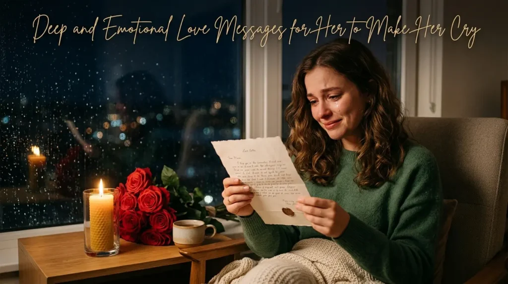 Deep and Emotional Love Messages for Her to Make Her Cry