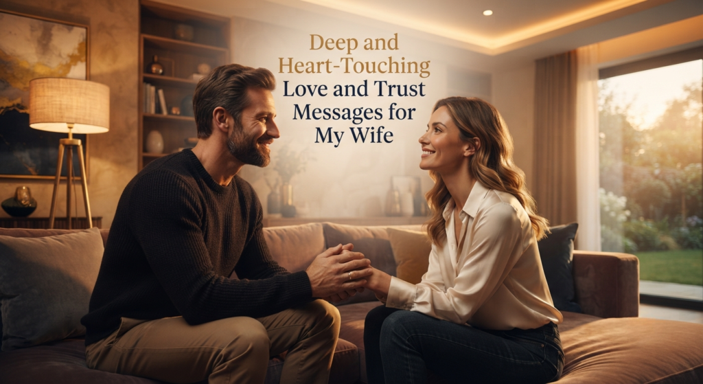 Deep and Heart-Touching Love and Trust Messages for My Wife