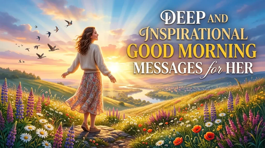 Deep and Inspirational Good Morning Messages for Her