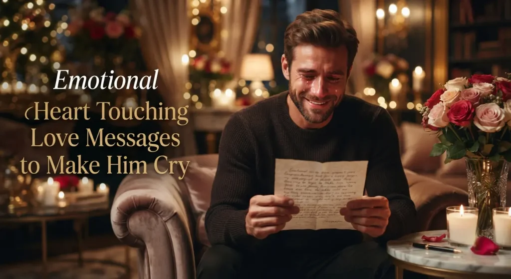Emotional Heart Touching Love Messages to Make Him Cry