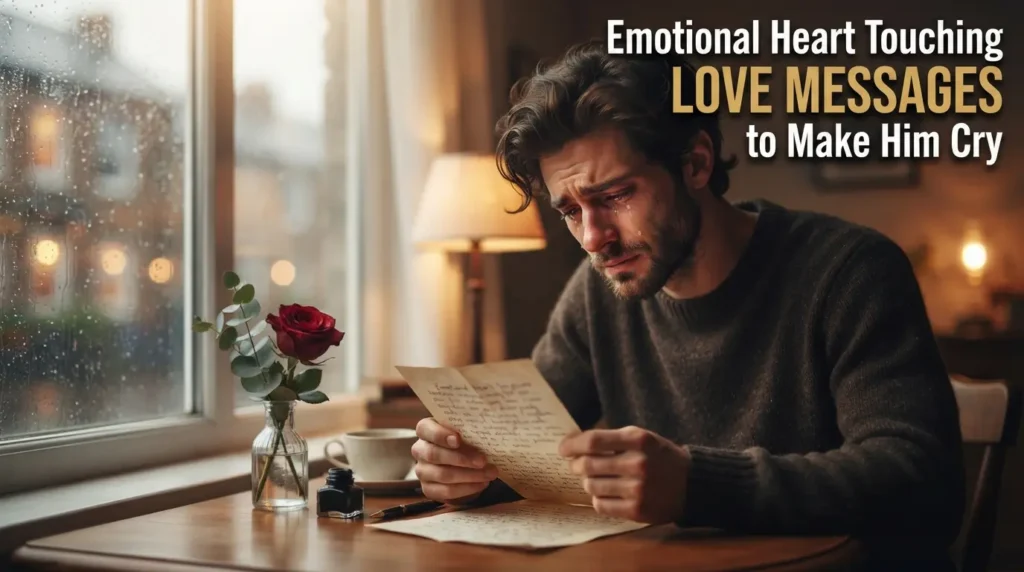 Emotional Heart Touching Love Messages to Make Him Cry