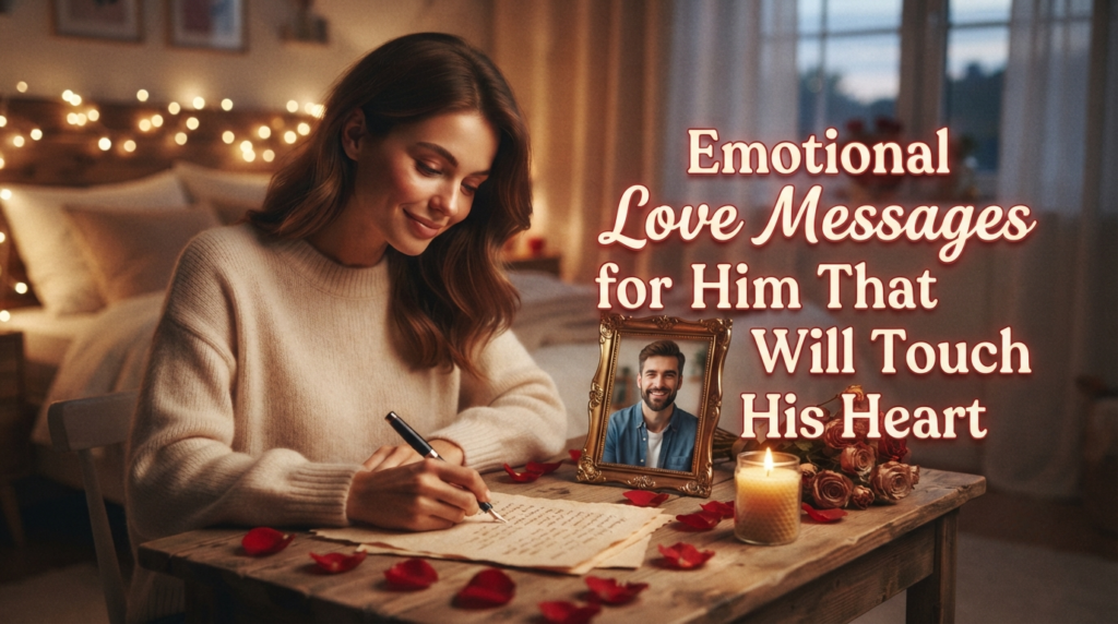 Emotional Love Messages for Him That Will Touch His Heart