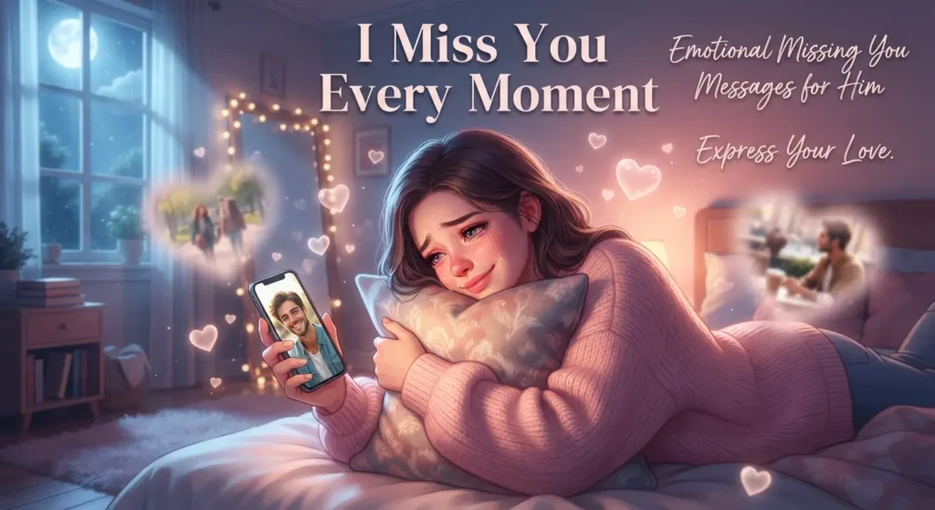 Emotional Missing You Messages for Him