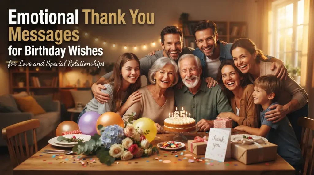 Emotional Thank You Messages for Birthday Wishes for Love and Special Relationships