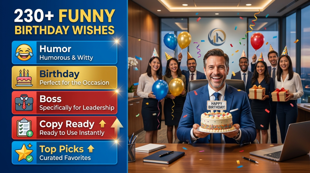 Funny Birthday Card Captions for Boss