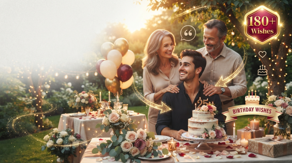 Funny, Religious and Special Birthday Wishes for Son from Parents