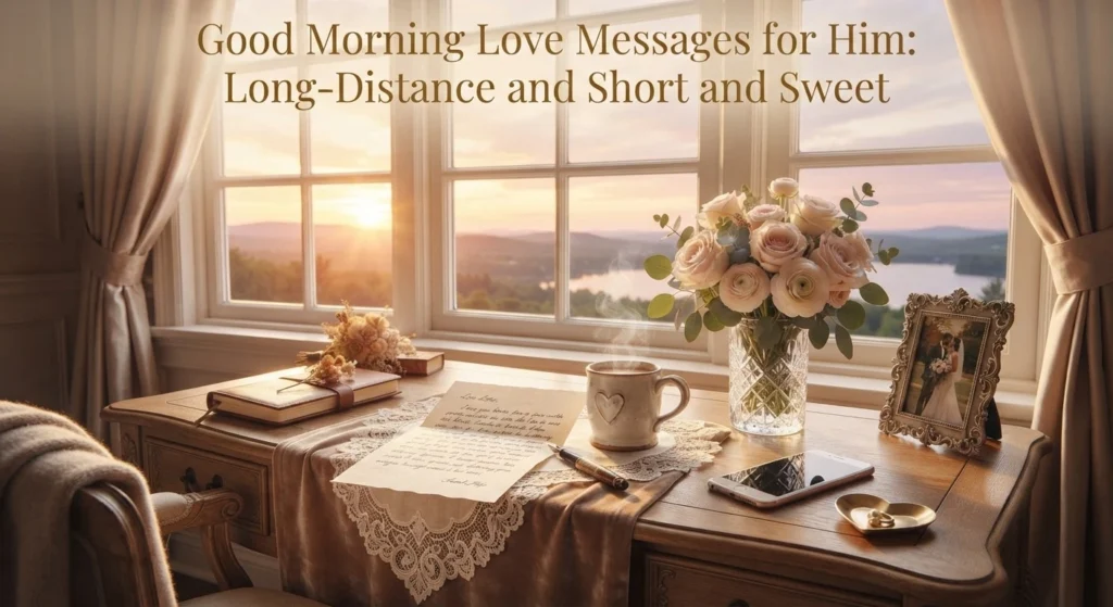 Good Morning Love Messages for Him: Long-Distance and Short and Sweet