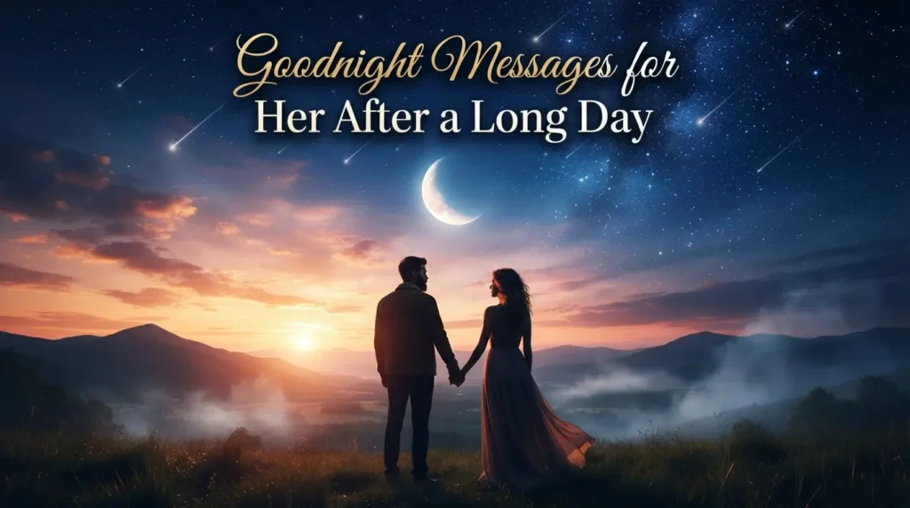 Goodnight Messages for Her After a Long Day