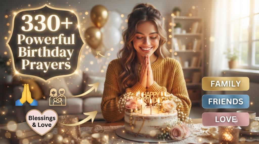 Happy Birthday Prayers for Family and Friends by Relationship