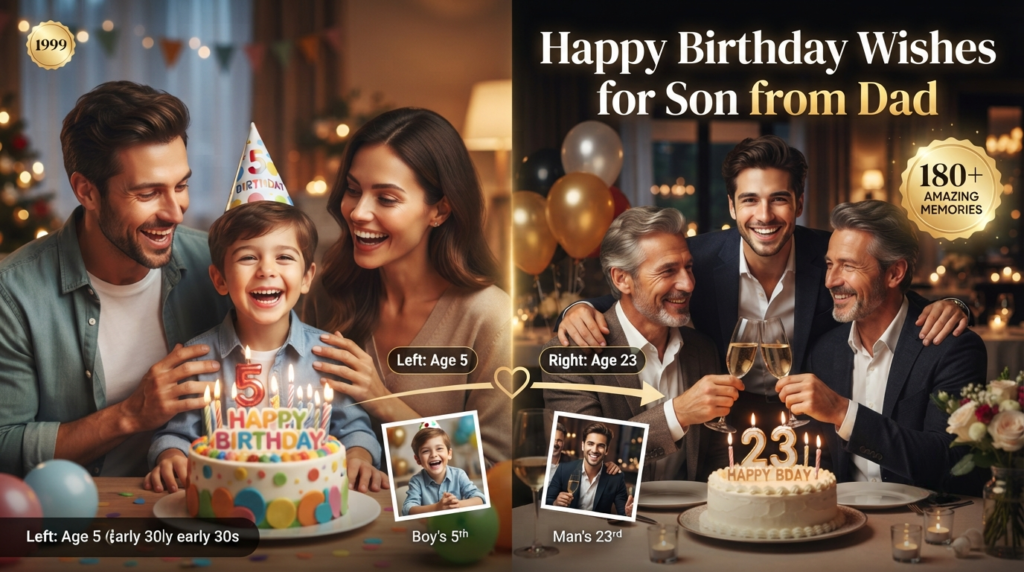 Happy Birthday Wishes for Son from Dad