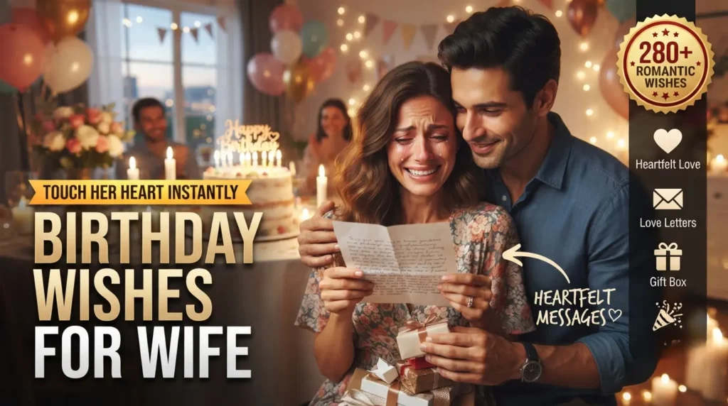 Heart Touching Emotional Birthday Wishes for Wife
