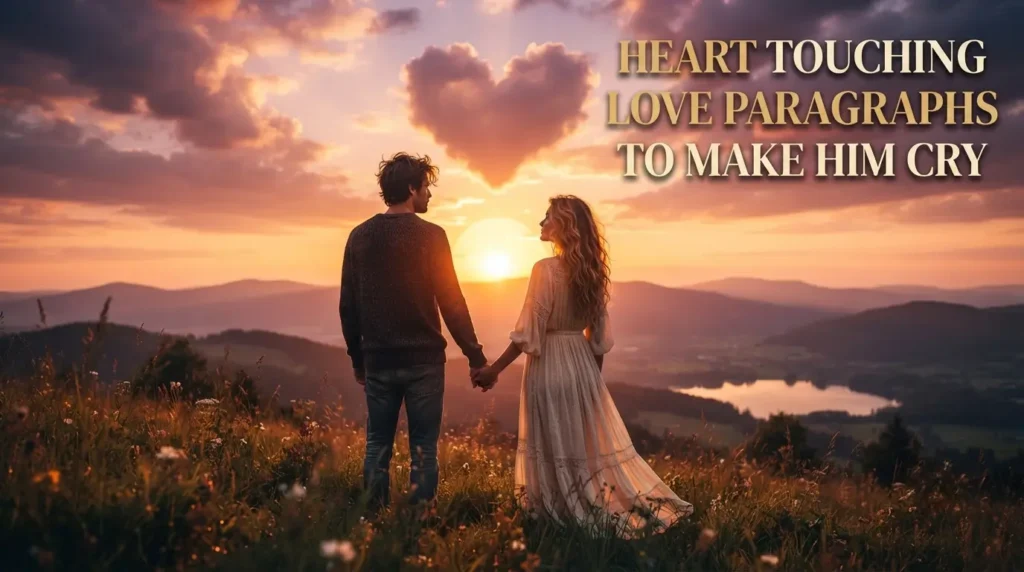 Heart Touching Love Paragraphs to Make Him Cry