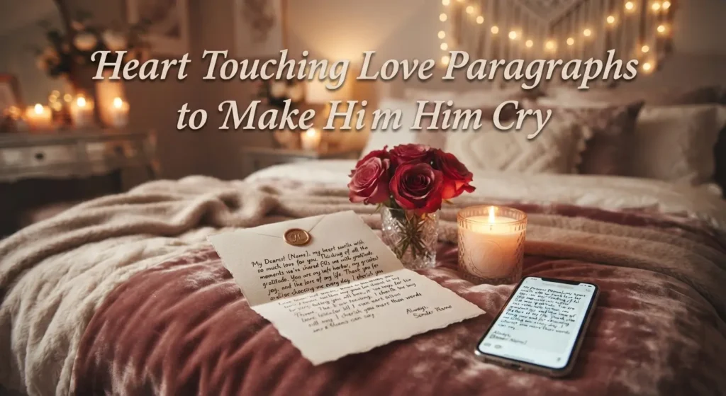 Heart Touching Love Paragraphs to Make Him Cry