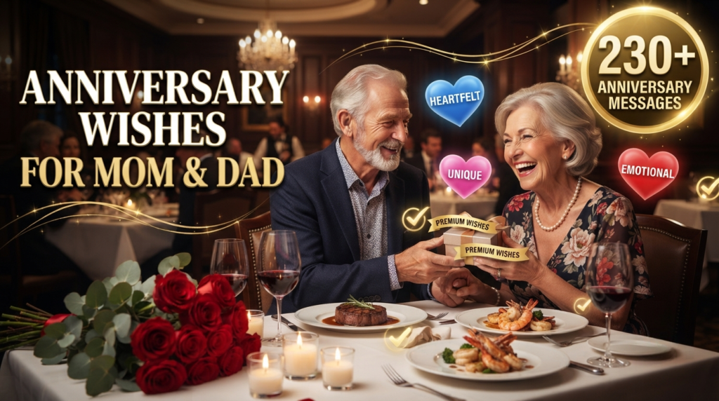 Heartfelt Anniversary Messages for Parents