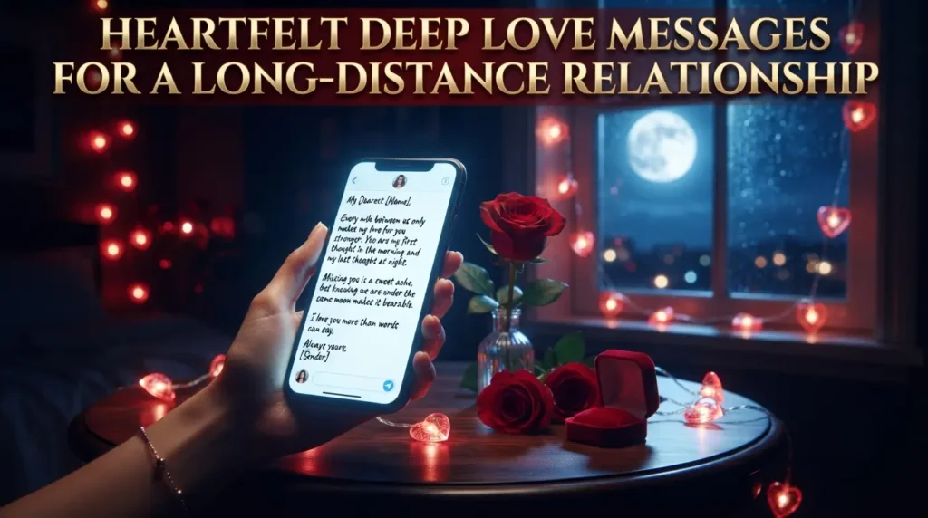 Heartfelt Deep Love Messages for a Long-Distance Relationship