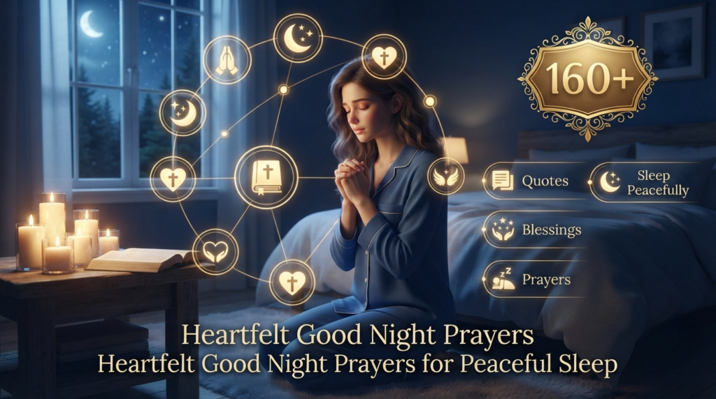 Heartfelt Good Night Prayers for Peaceful Sleep