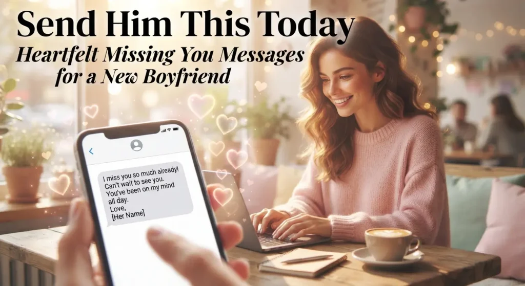 Heartfelt Missing You Messages for a New Boyfriend