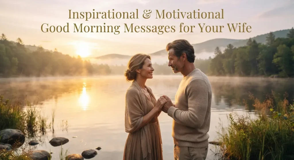 Inspirational & Motivational Good Morning Messages for Your Wife
