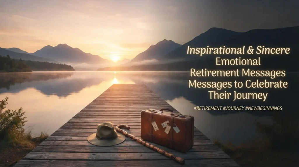 Inspirational & Sincere Emotional Retirement Messages to Celebrate Their Journey