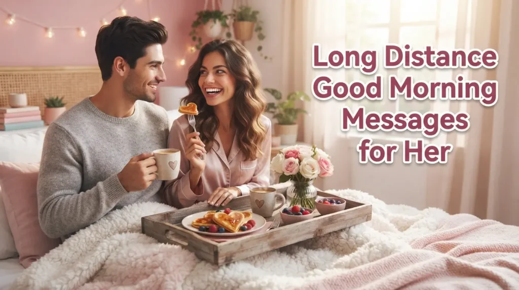 Long Distance Good Morning Messages for Her