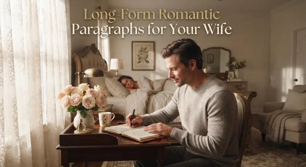 Long-Form Romantic Paragraphs for Your Wife