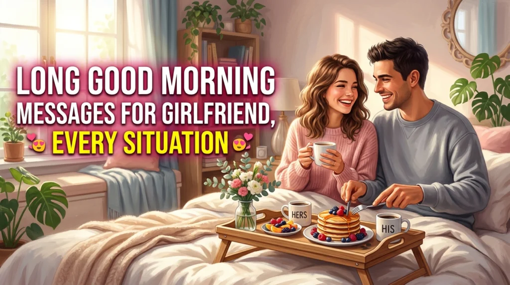 Long Good Morning Messages for Girlfriend, Every Situation