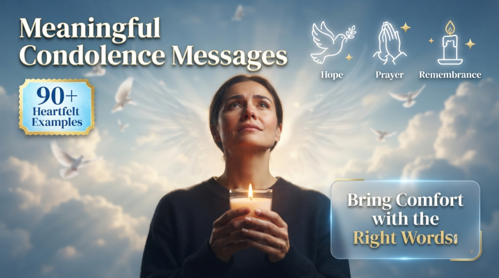 Meaningful Condolence Messages for Loss by Relationship