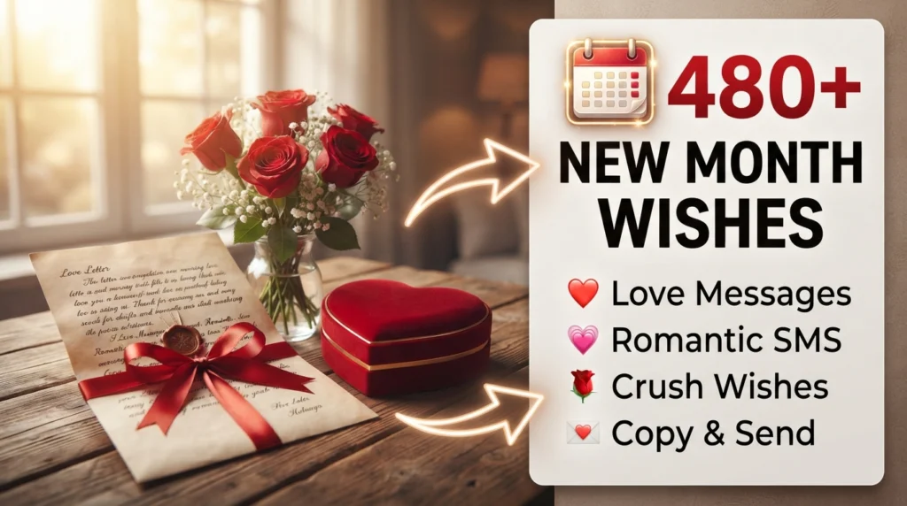 New Month Wishes for My Crush (Flirty & Charming)