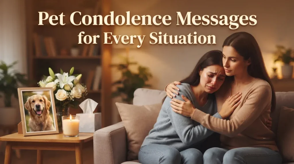 Pet Condolence Messages for Every Situation