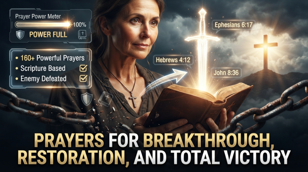 Prayers for Breakthrough, Restoration, and Total Victory