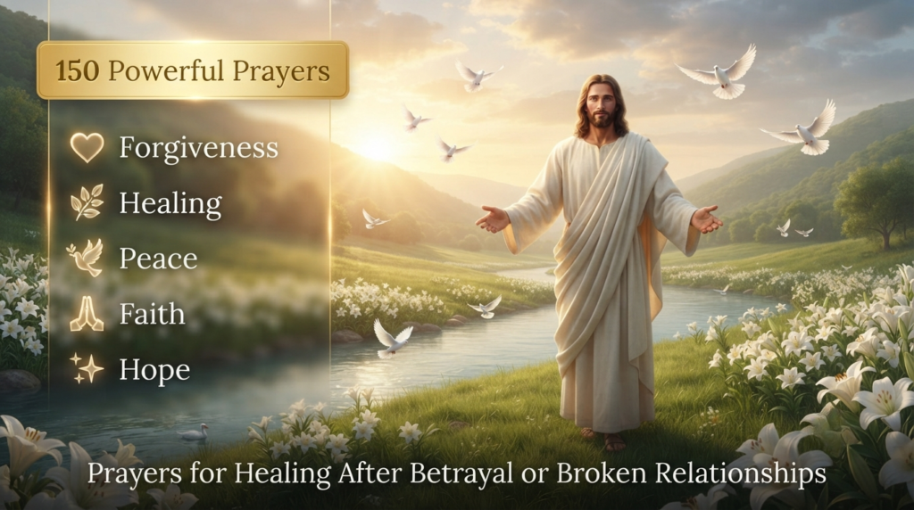 Prayers for Healing After Betrayal or Broken Relationships