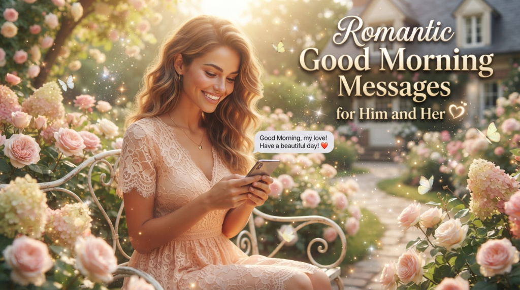 Romantic Good Morning Messages for Him and Her