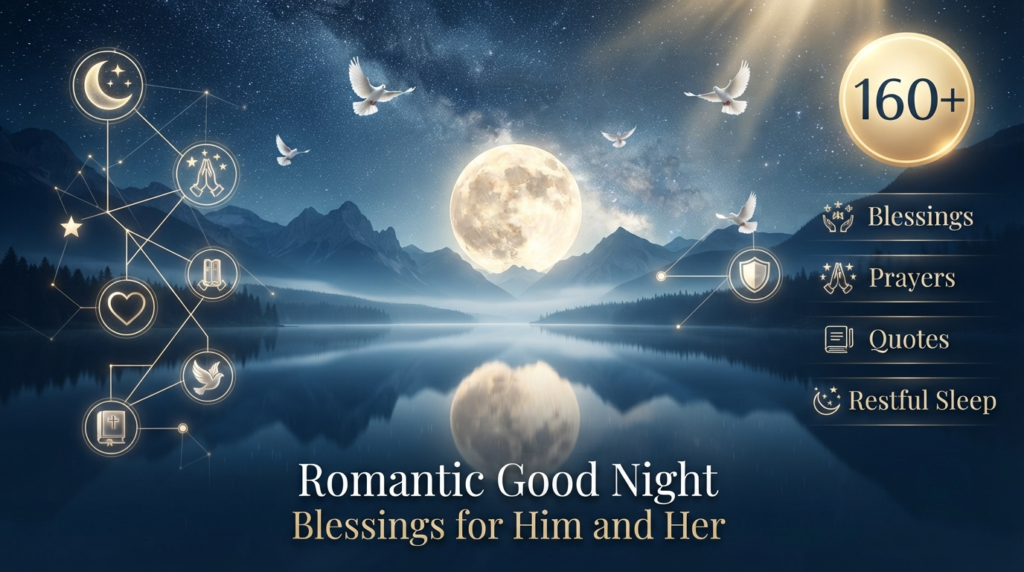 Romantic Good Night Blessings for Him and Her