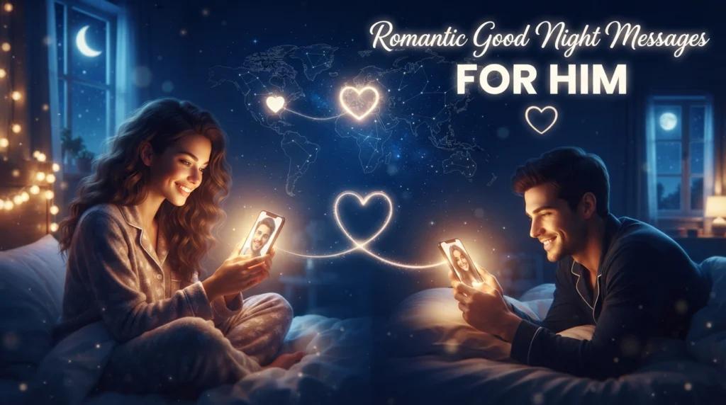 Romantic Good Night Messages for Him