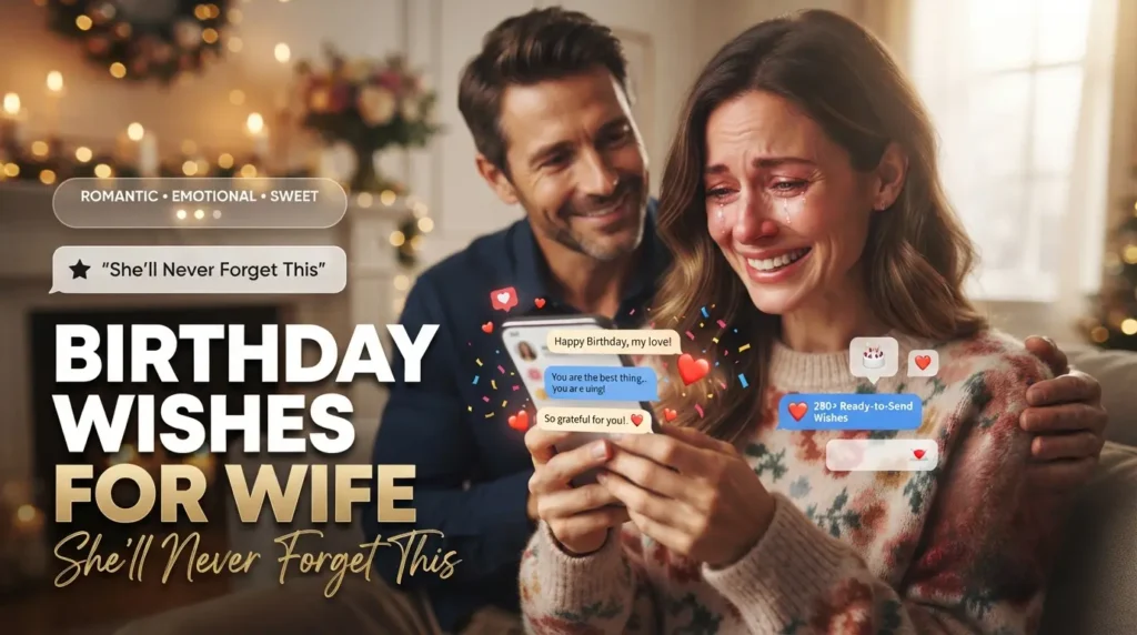 Heart Touching Emotional Birthday Wishes for Wife