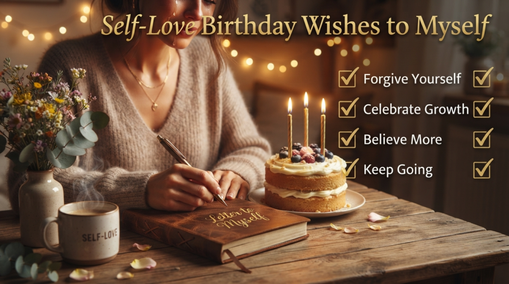 Self-Love Birthday Wishes to Myself