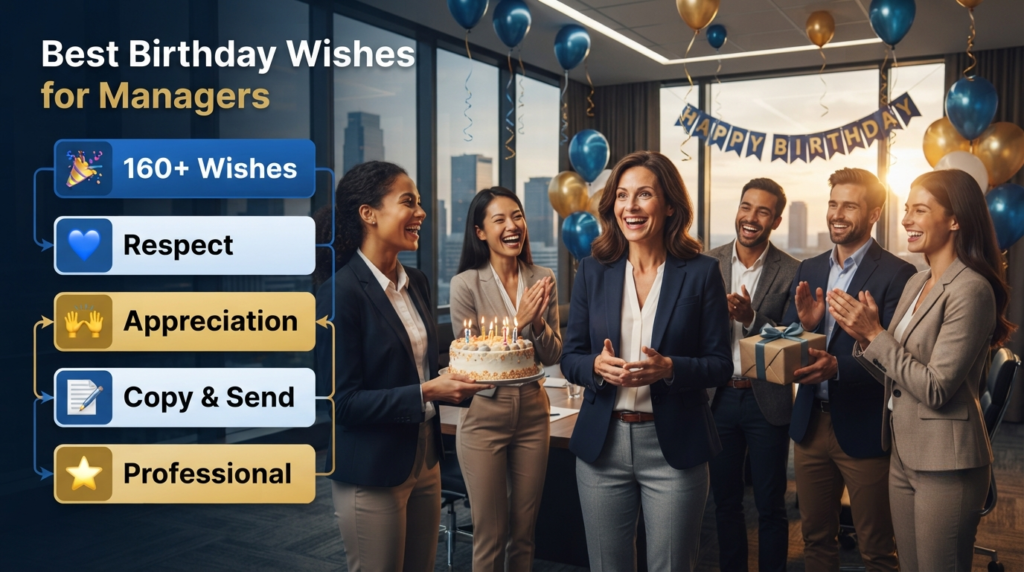 Short Birthday Wishes for a Manager