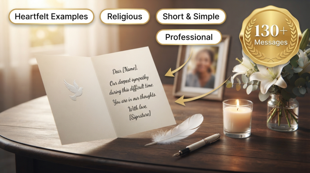 Short Condolence Card Messages
