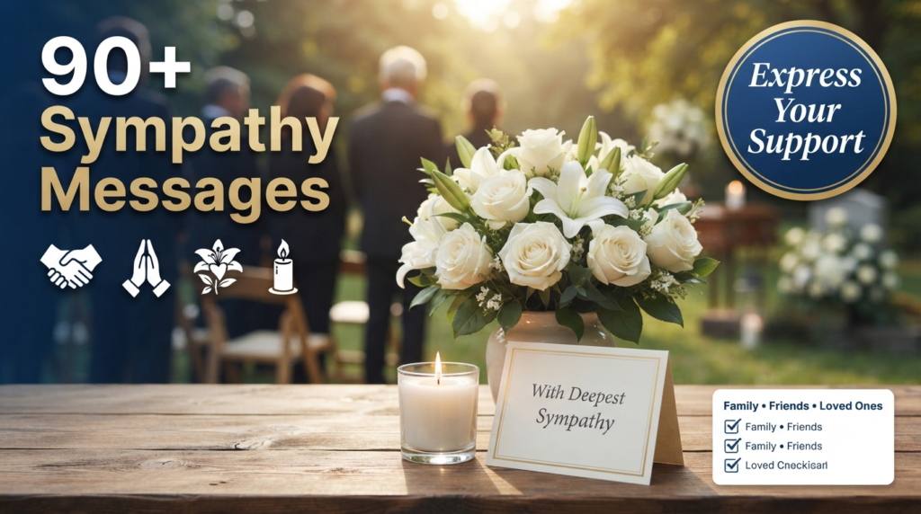 Short Condolence Messages for Loss and Grief