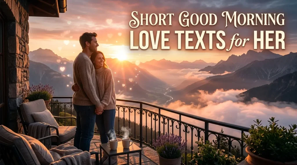 Short Good Morning Love Texts for Her