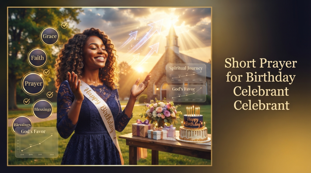 Short Prayer for Birthday Celebrant