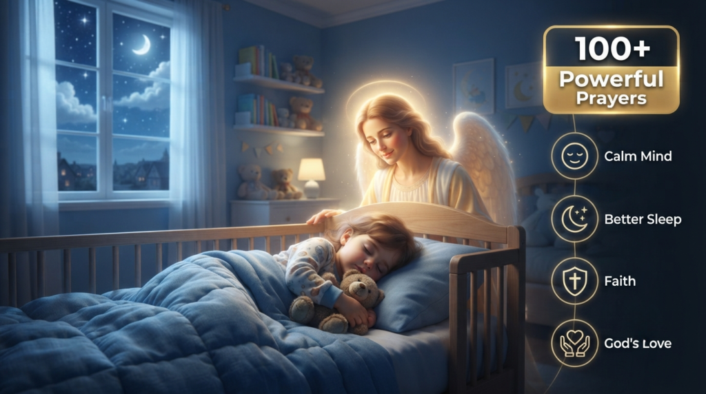 Short & Simple Bedtime Prayers for Toddlers and Preschoolers