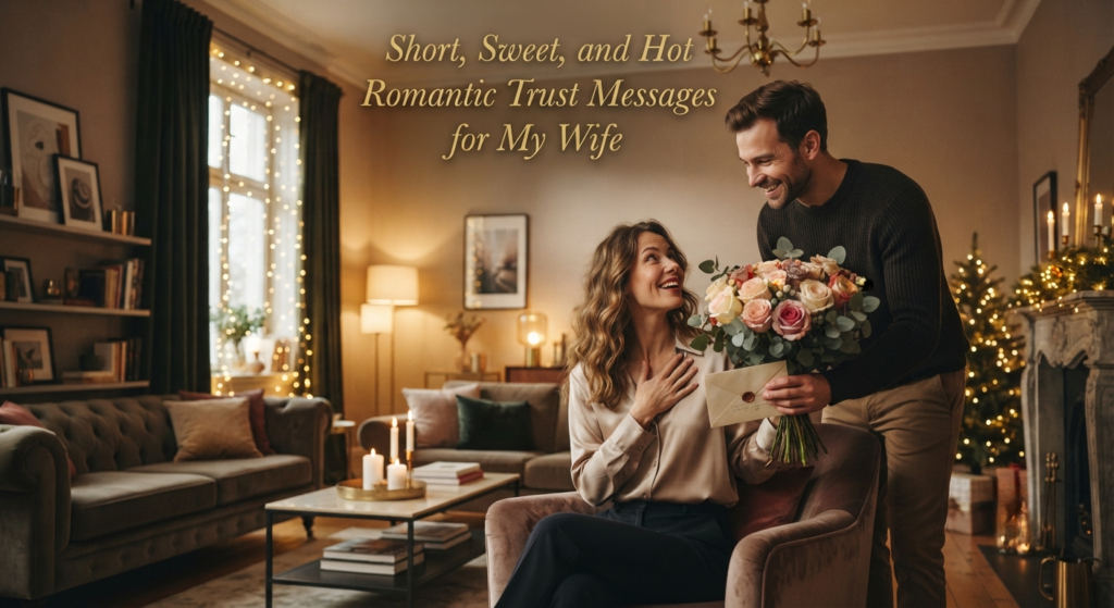 Short, Sweet, and Hot Romantic Trust Messages for My Wife