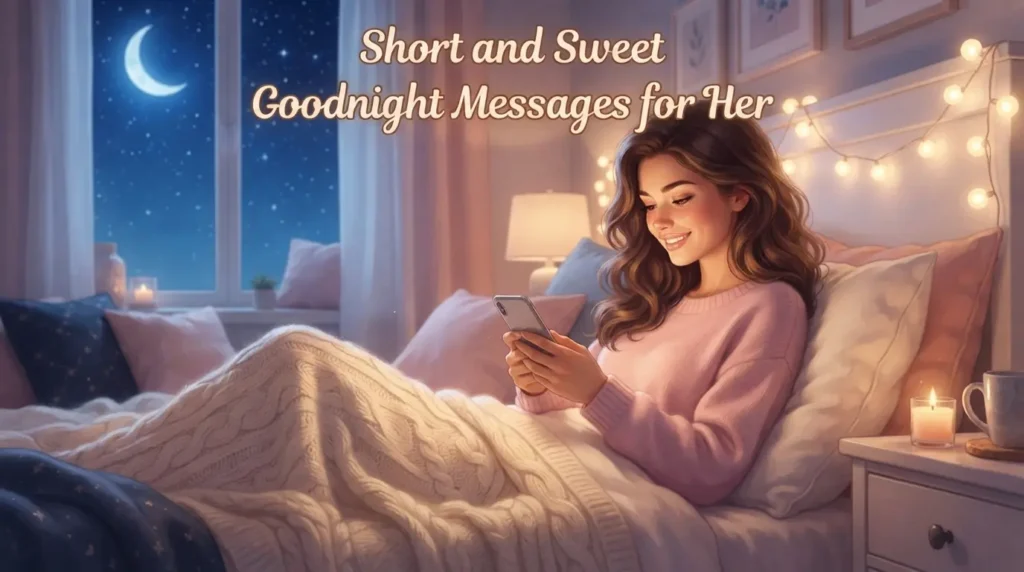 Short and Sweet Goodnight Messages for Her
