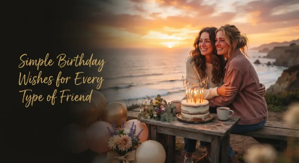 Simple Birthday Wishes for Every Type of Friend