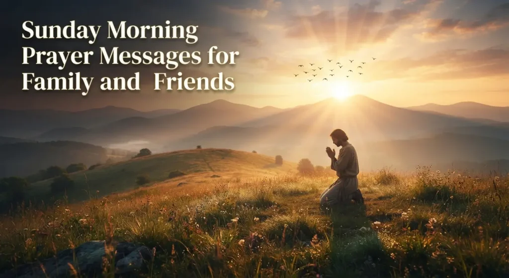 Sunday Morning Prayer Messages for Family and Friends