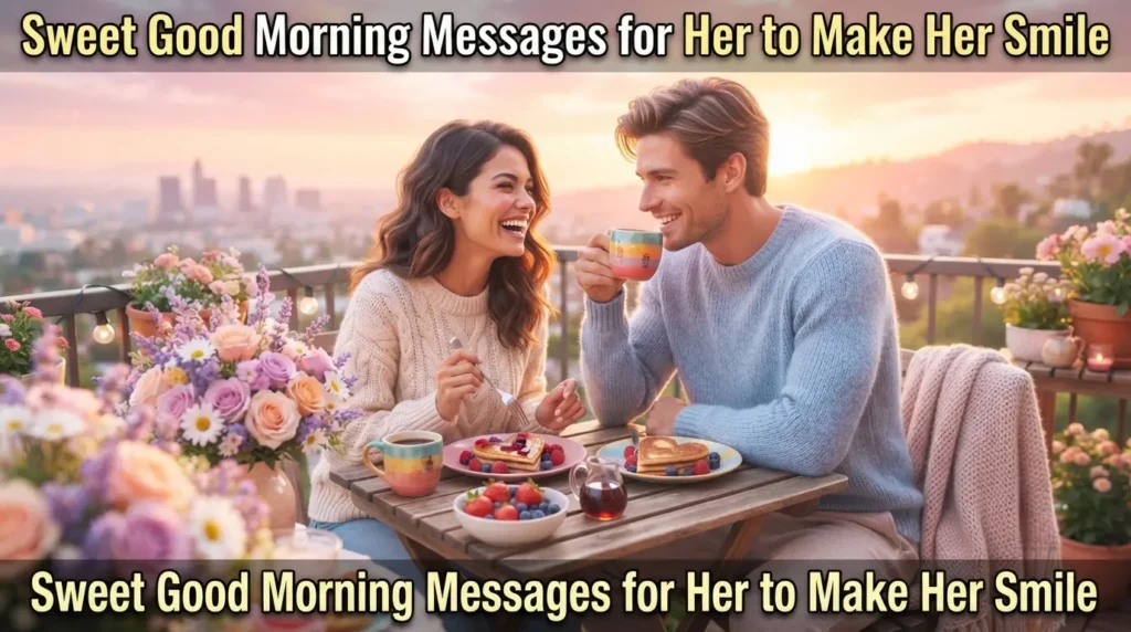 Sweet Good Morning Messages for Her to Make Her Smile