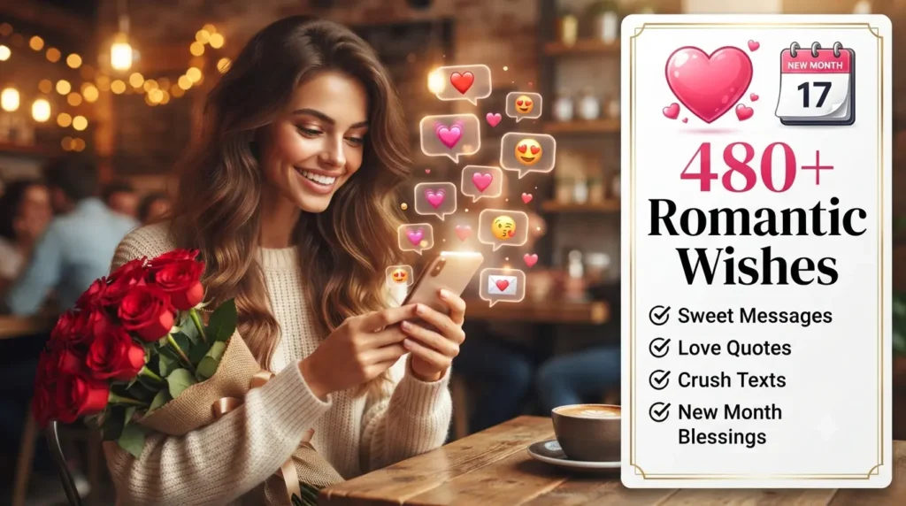 Sweet New Month Wishes to My Love (Romantic Messages)